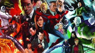 Spider-Man connecting covers