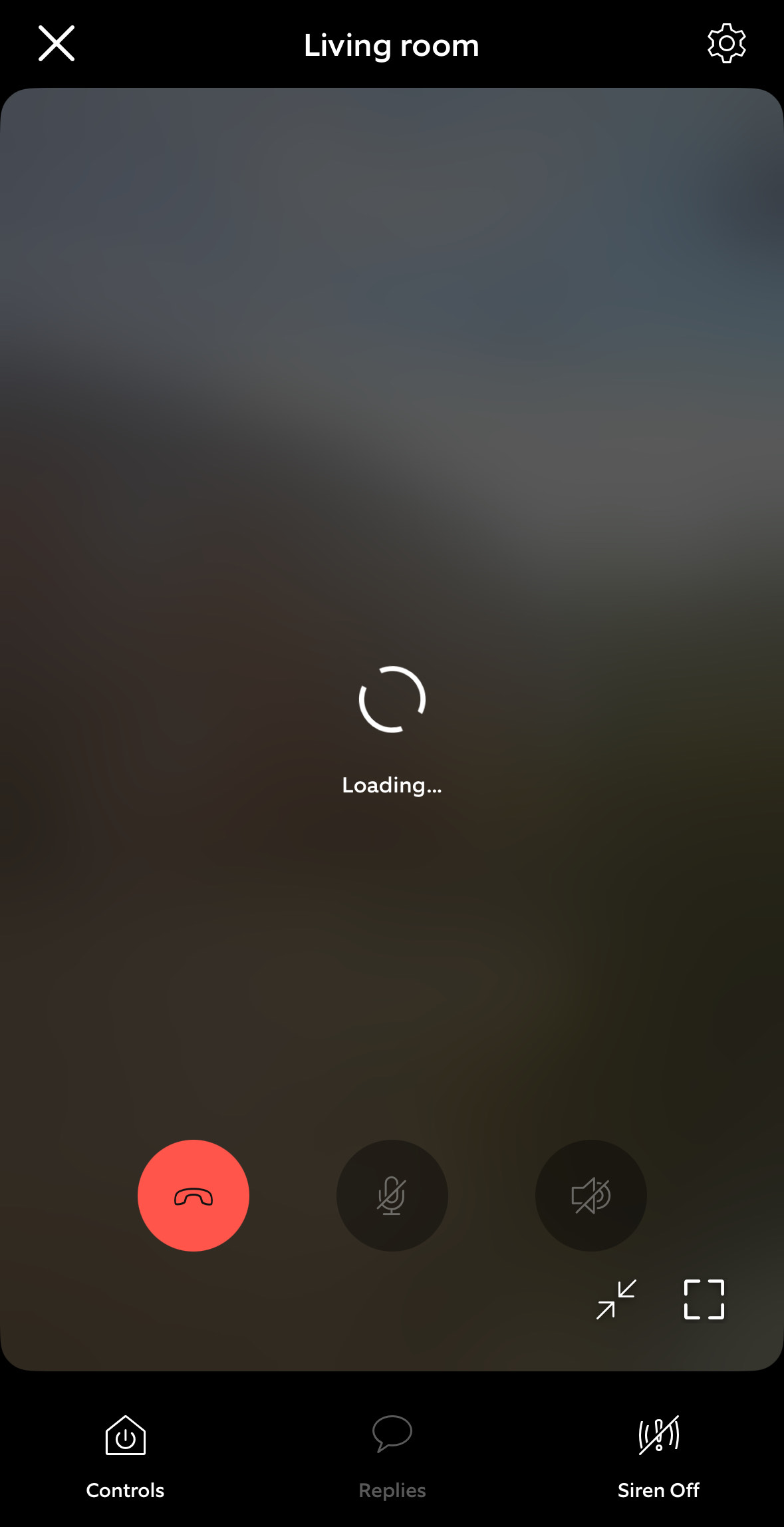 Ring doorbell camera loading screen impacted by Amazon Web Services outage.