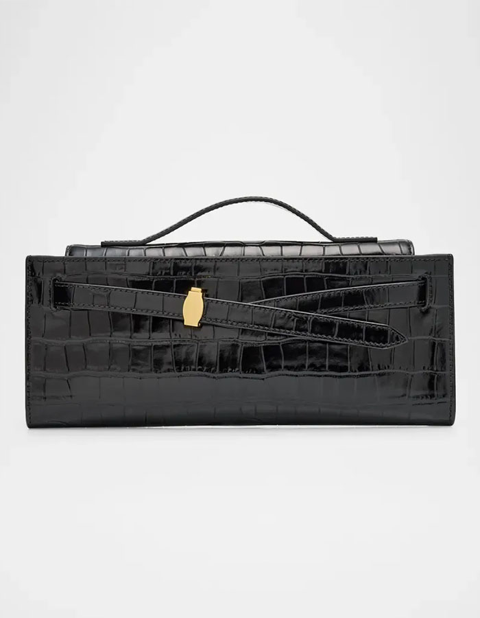 Veronica Beard, Croc-Embossed Clutch 