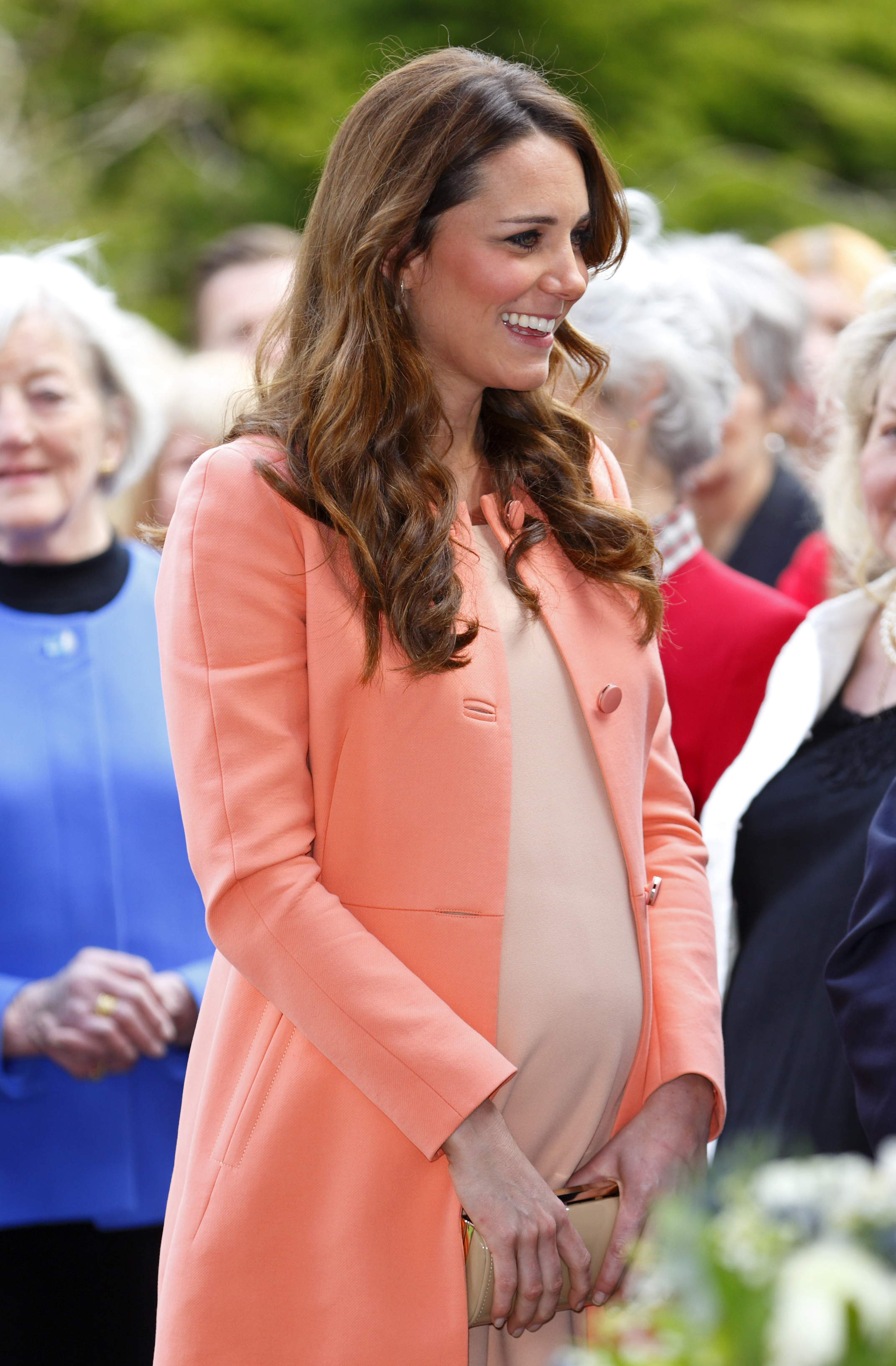 A pregnant Kate Middleton in 2013