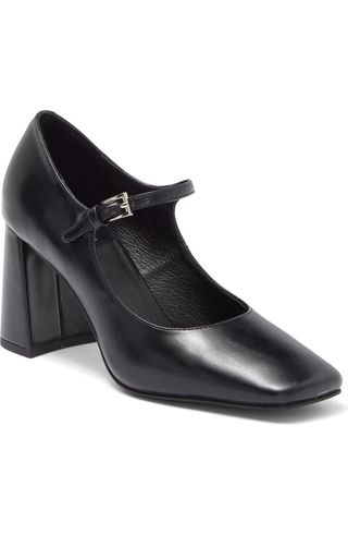 Bourdin Mary Jane Pumps With Square Toes