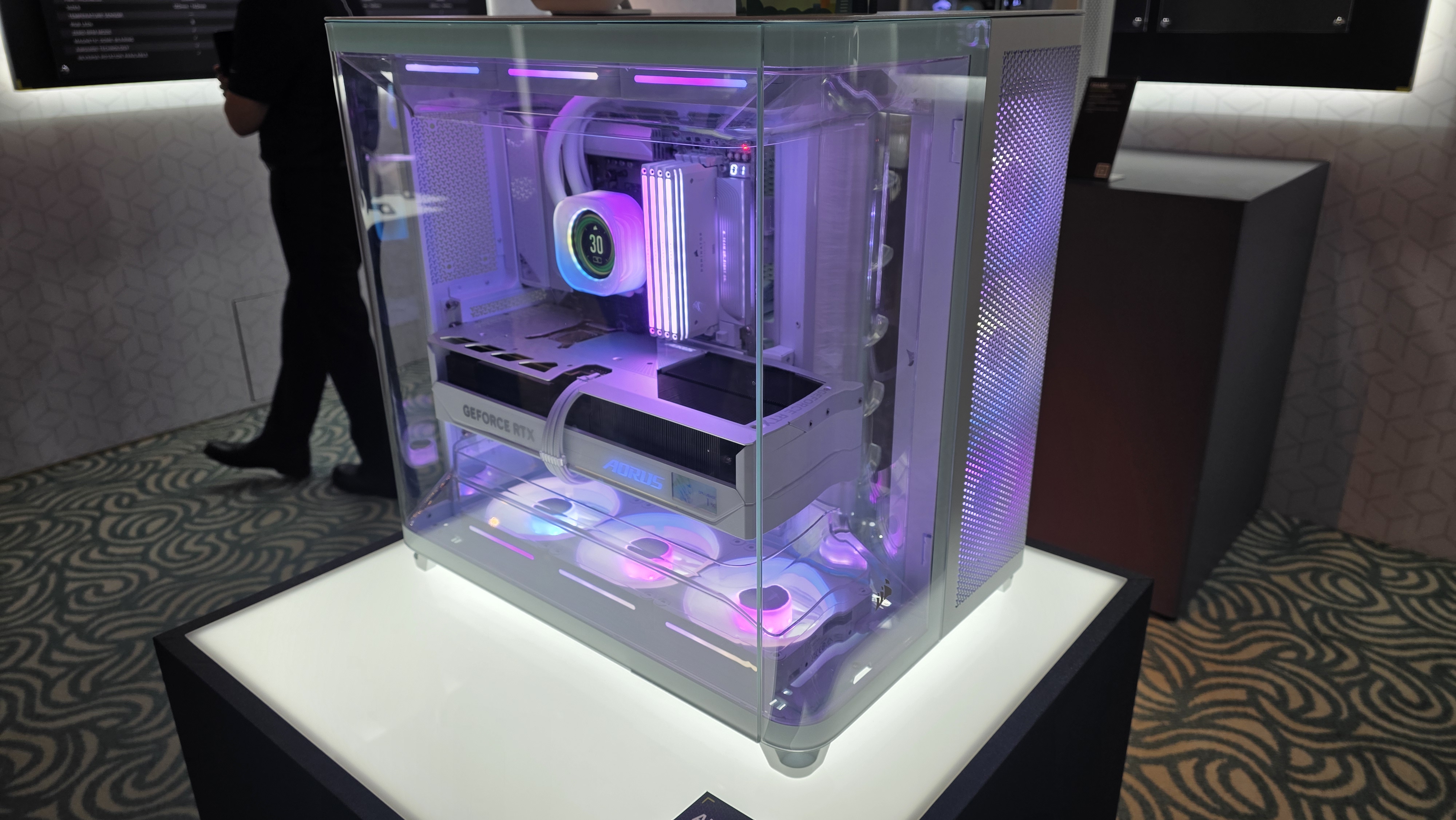 The Corsair Air 5400 case showcased at Computex 2025
