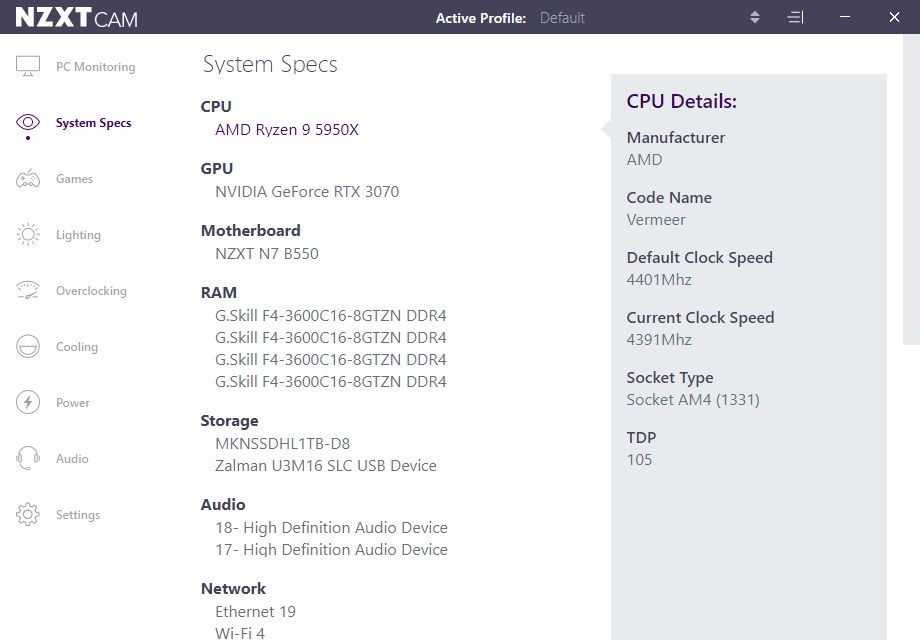 NZXT N7 B550