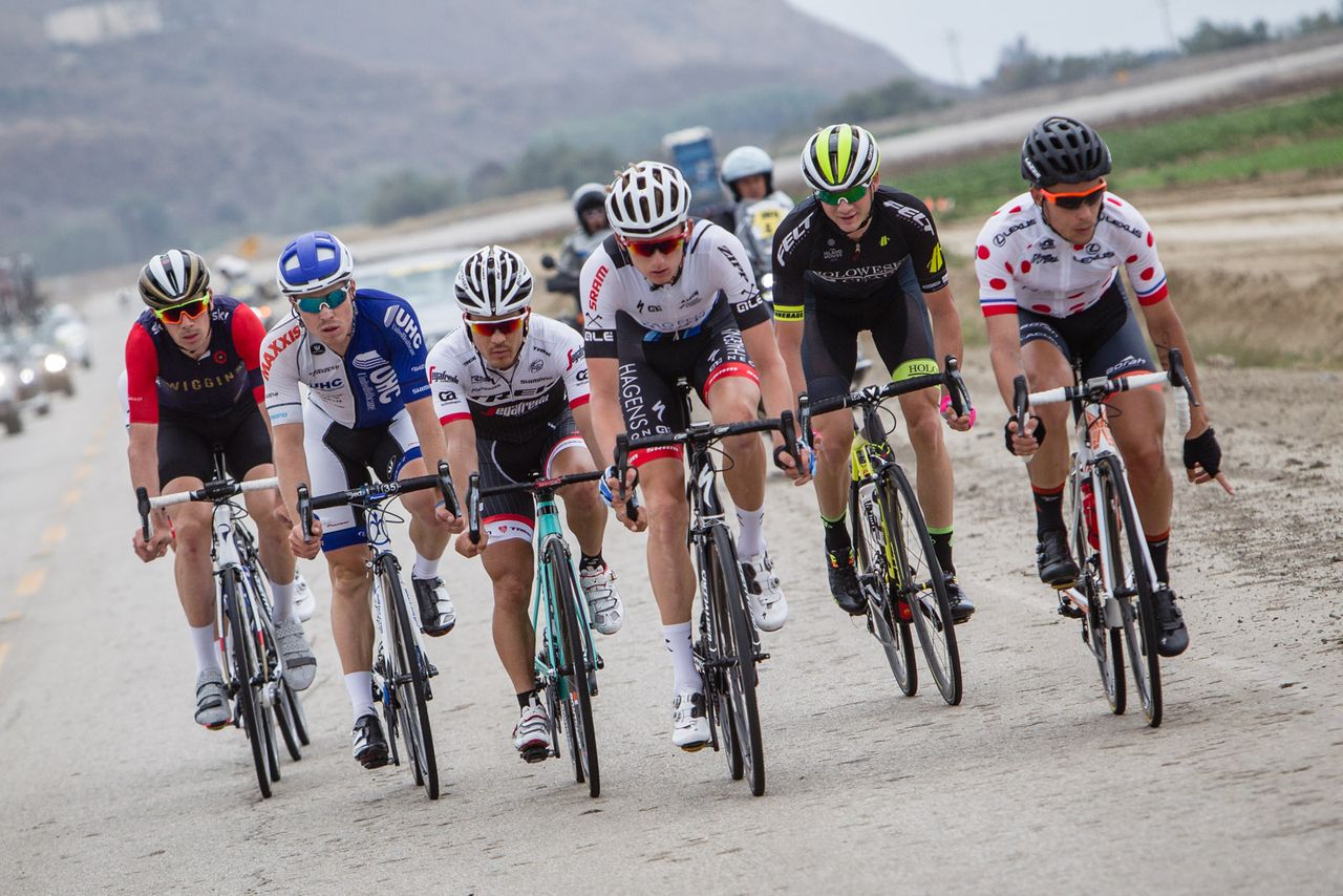 The breakaway spread across the road