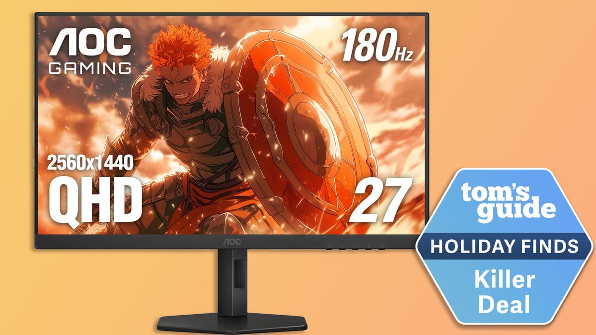 A 180Hz AOC gaming monitor on sale