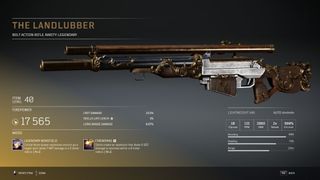 Outriders legendary weapons