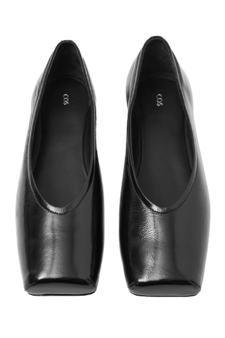 Square-Toe Ballet Flats