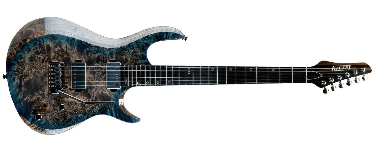 The Kiesel A2 is offered in six, seven and eight-string configurations with a range of bespoke specs