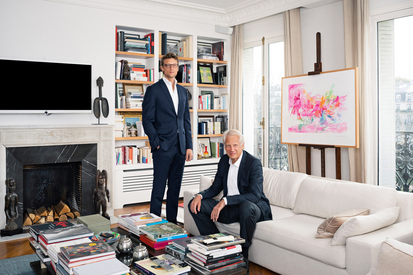 Arthur and Dominique de Villepin, 2020.