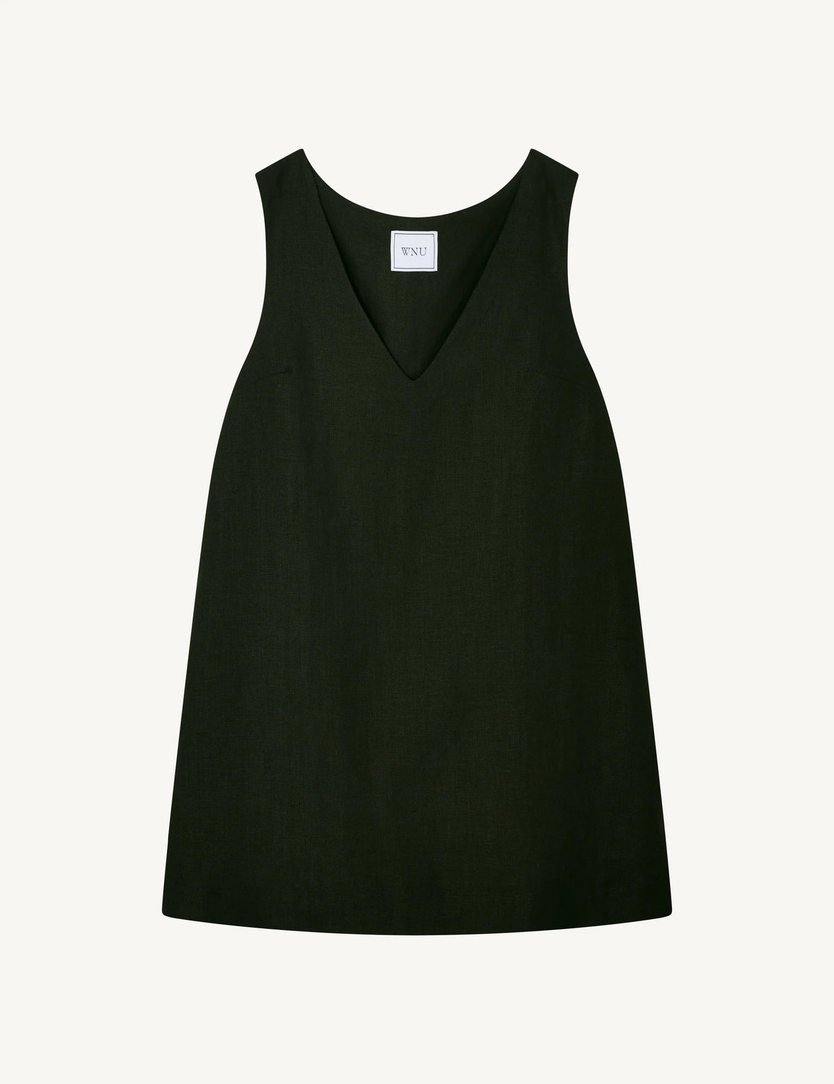 Sloane Dress: Linen, Black