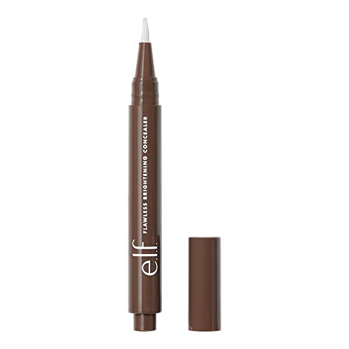 E.l.f. Flawless Brightening Concealer, Illuminating amp;amp; Highlighting Face Makeup, Conceals Dark Under Eye Circles, Rich 68 N, 0.07 Fl Oz