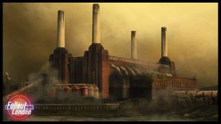 Concept art for a factory in Fallout: London.