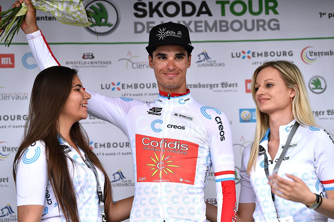Anthony Perez after his Tour de Luxembourg stage 3 win
