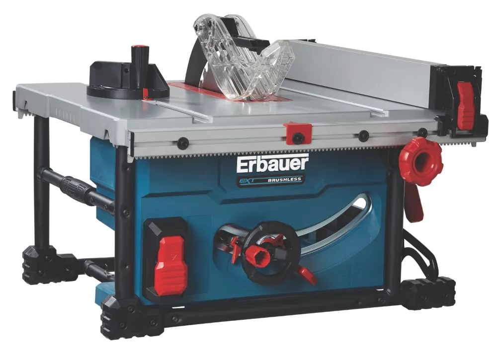 Erbauer Ets18-Li-210 18v Li-Ion Ext 210mm Brushless Cordless Table Saw - Bare