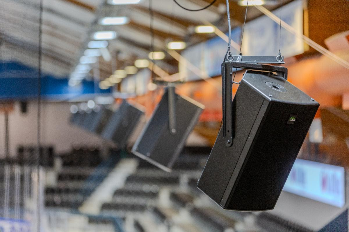 KV2 Audio's ESD and VHD series meet the complex requirements of Trondheim ice hockey arena.