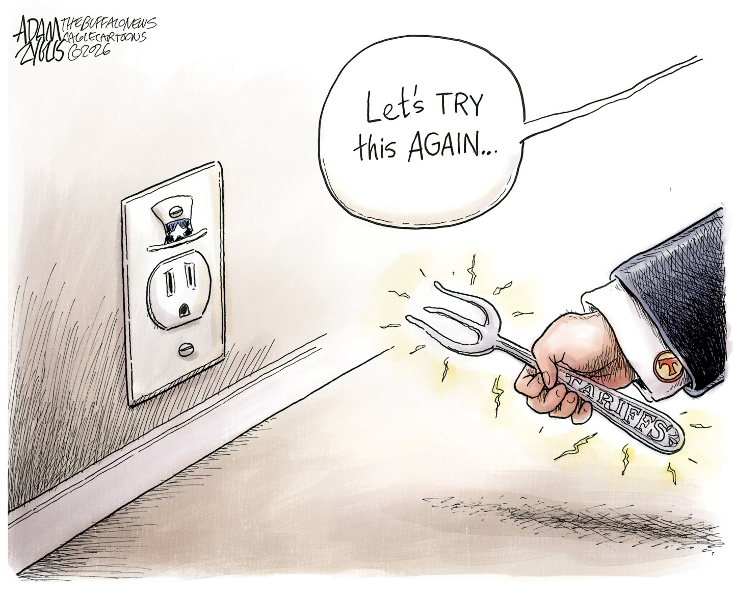 Political cartoon