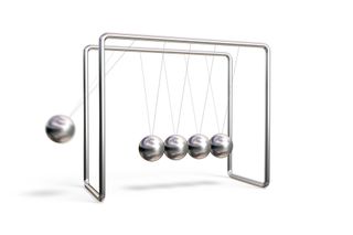 newton's cradle science