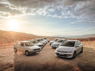 Family portrait: eight generations of the VW Golf