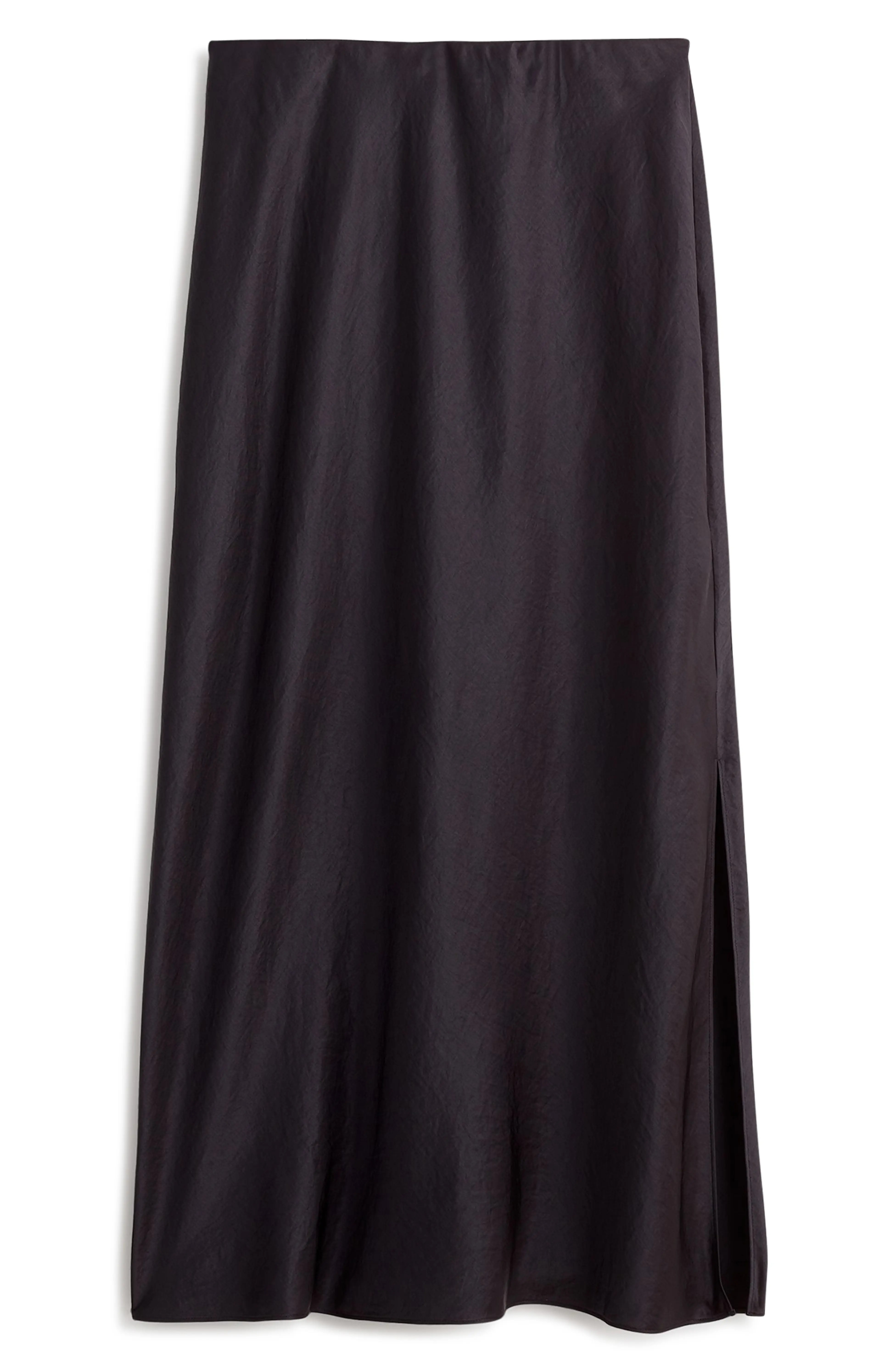 Madewell, Satin Maxi Slip Skirt