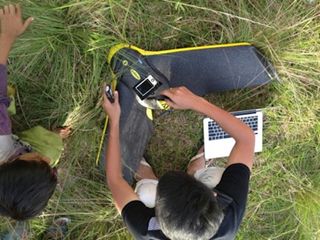 The senseFly eBee drone.