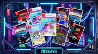 A range of Nintendo Switch games. 