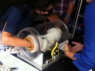 Spacesuit Gloves at Maker Faire