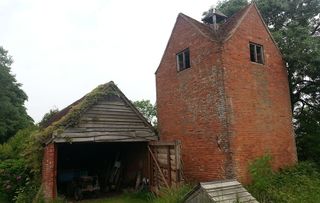 The cart shed and dovecote turned cottage