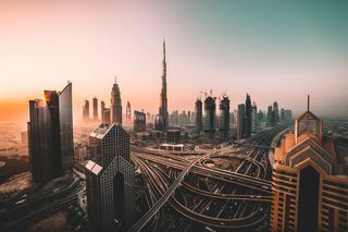 The Burj Khalifa at sunset - Top 10 Most Instagrammable Landmarks