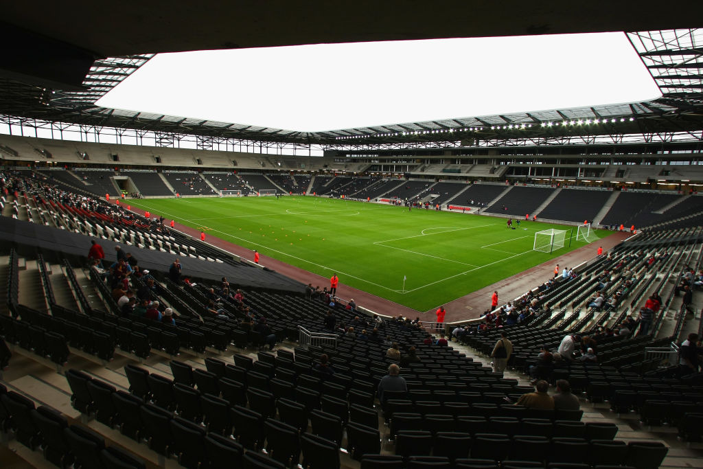 MILTON KEYNES, UNITED KINGDOM - JULY 25: Stadium:mk home of the MK Dons pictured prior to the pre-seaon friendly match between MK Dons and West Ham United at Stadium:mk on July 25, 2007 in Milton Keynes, England. (Photo by David Rogers/Getty Images)