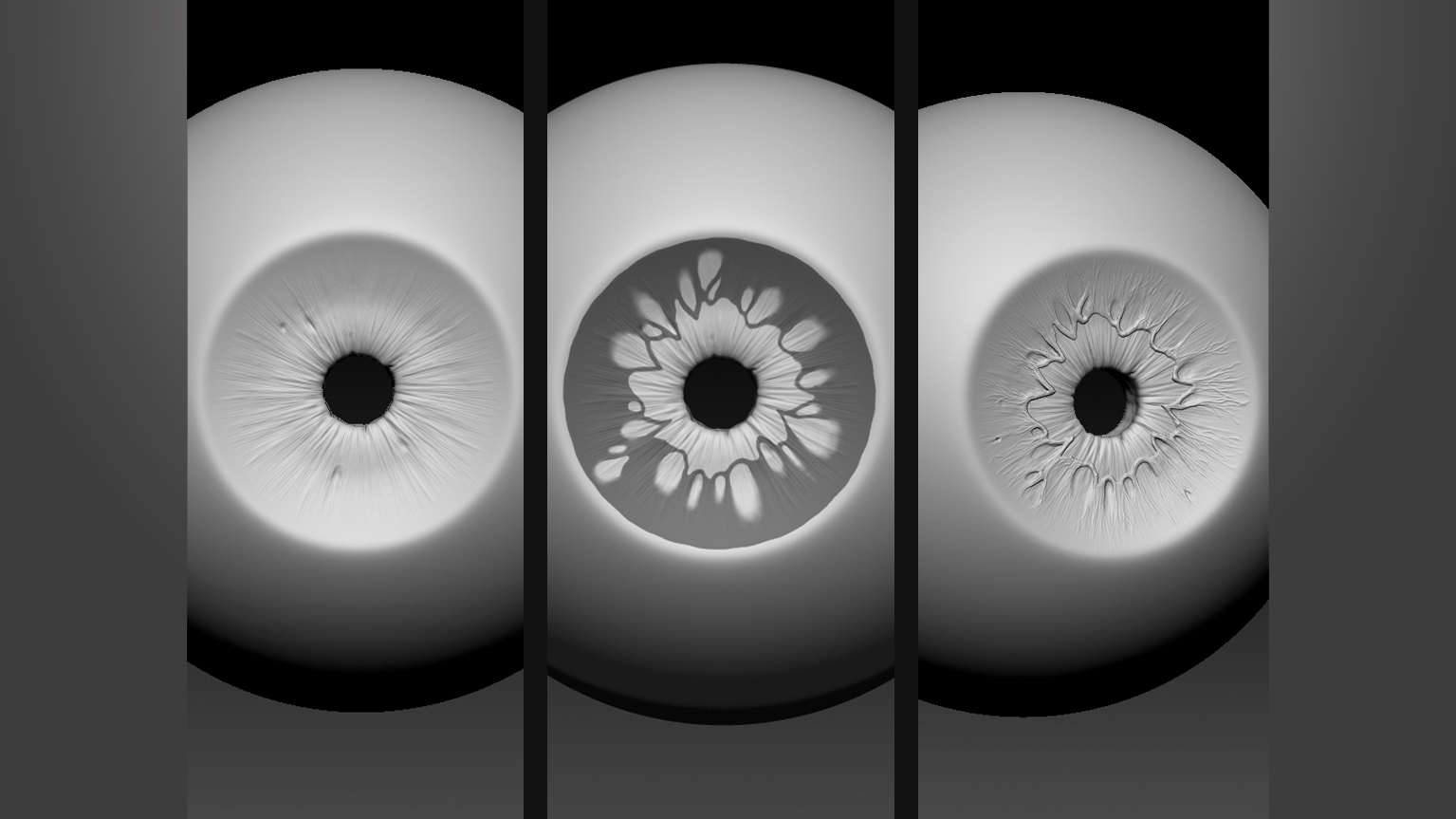 sculpting human eyes in zbrush