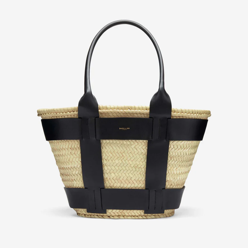 The Santorini | Natural Basket Tan Smooth | Demellier