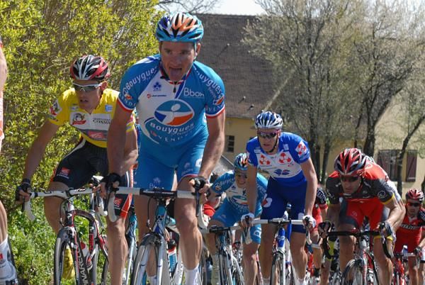 Thomas Voeckler (Bbox Bouygues Telecom) gives it his all on a climb.