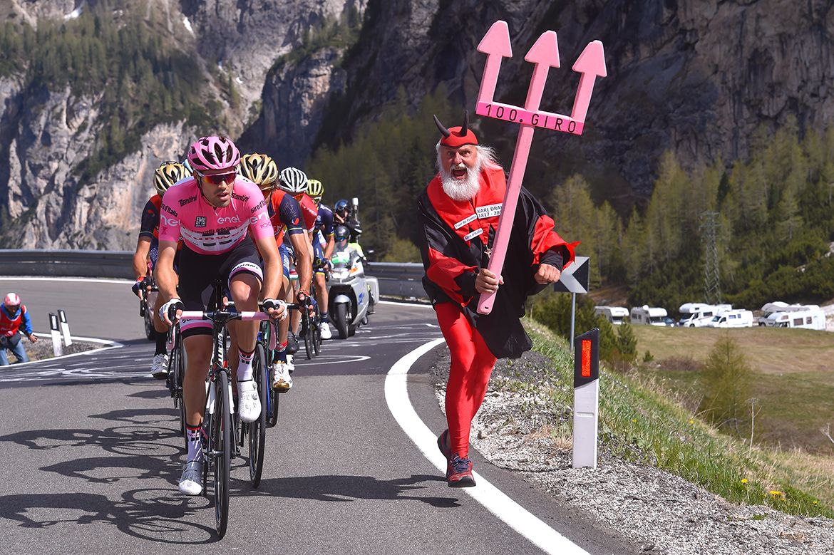 Didi the Devil made an appearance in the Dolomites