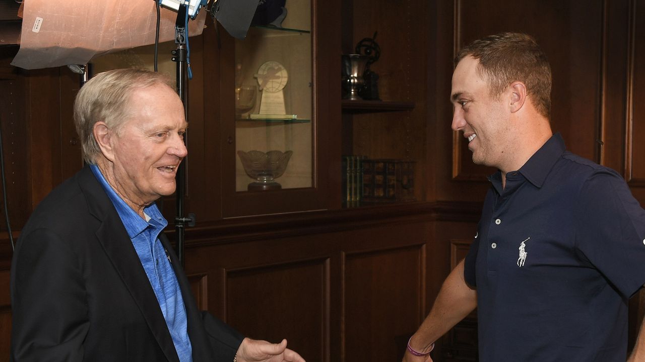 Justin Thomas and Jack Nicklaus