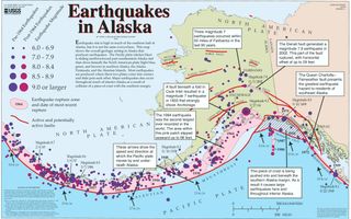Map of fault segments along the Alaska-Aleutian megathrust.