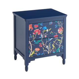 Dunelm x Sophie Robinson Joylene 2 Drawer Bedside Table Deep Navy £169