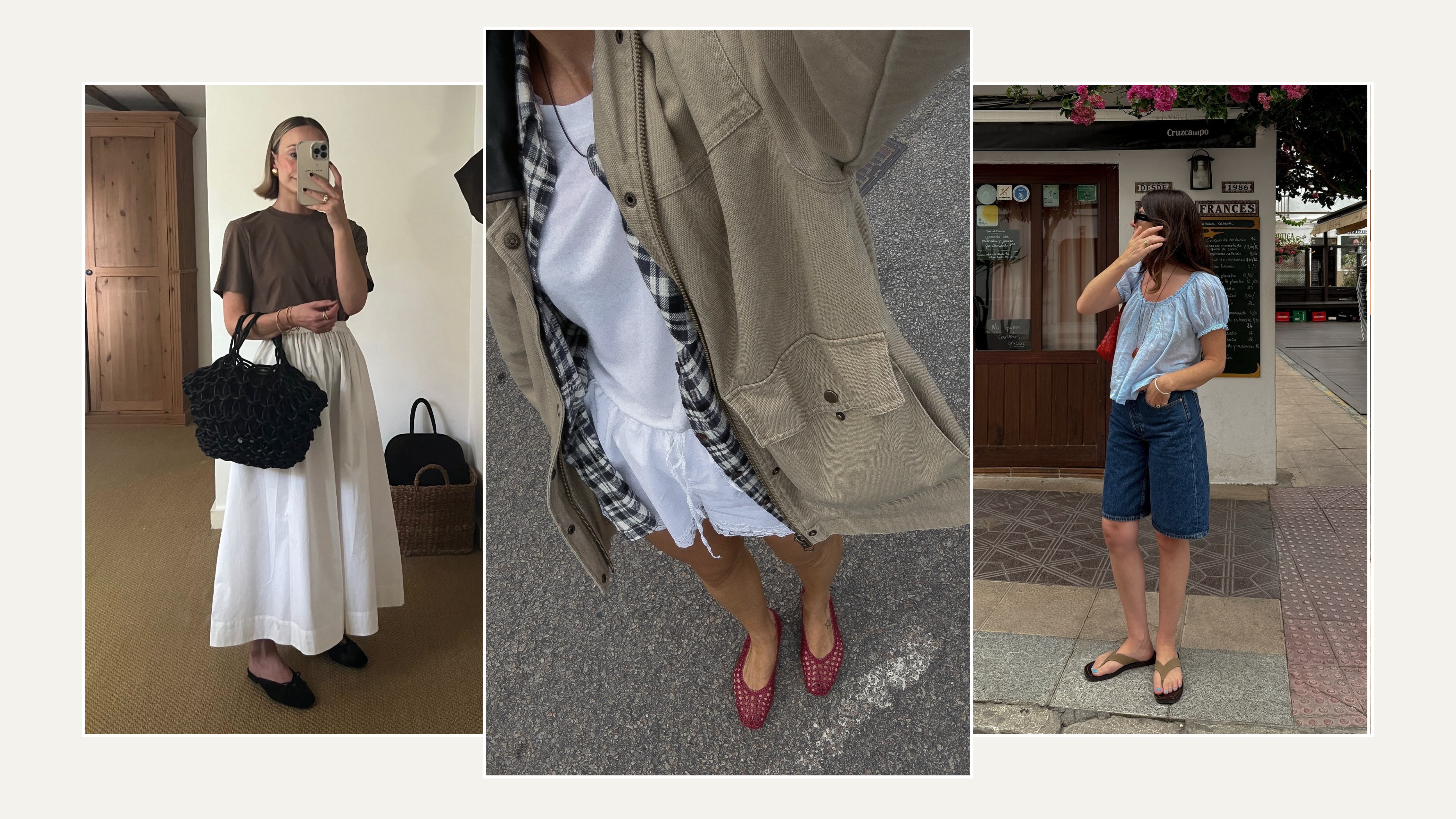 Women wearing Marks and Spencer shoe trends for summer