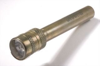 An original ACR FA-5 penlight as flown onboard Apollo 11, the first mission to land astronauts on the moon.