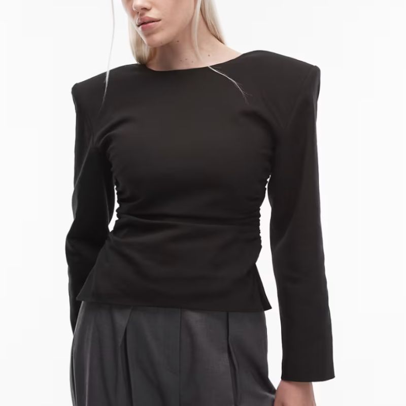 ASOS , Tailored Shoulder Pad Cinch Top