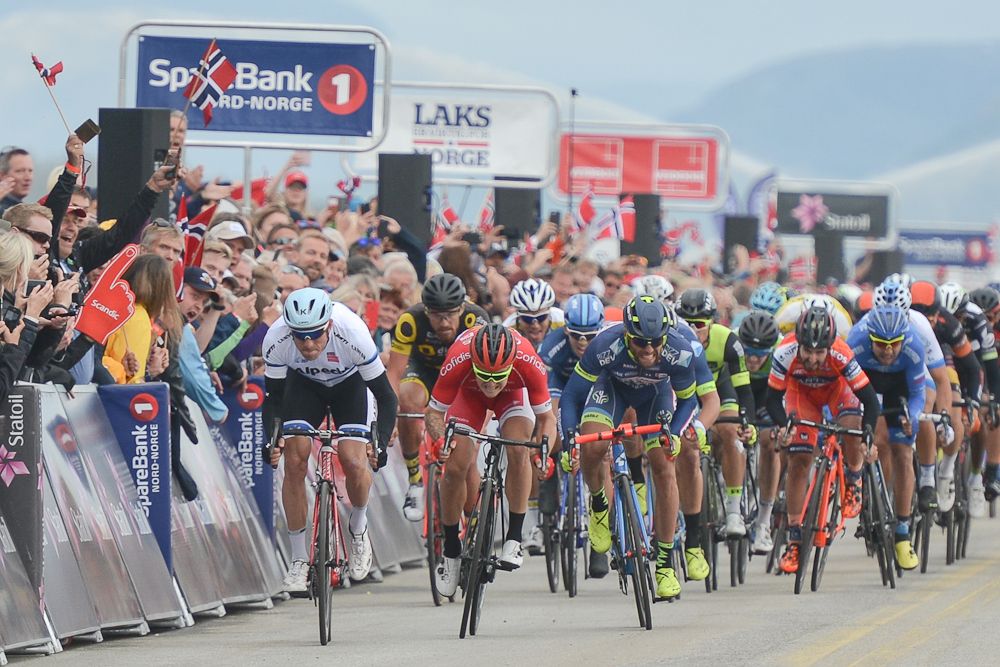 Alexander Kristoff wins stage 2 at the Arctic Race of Norway