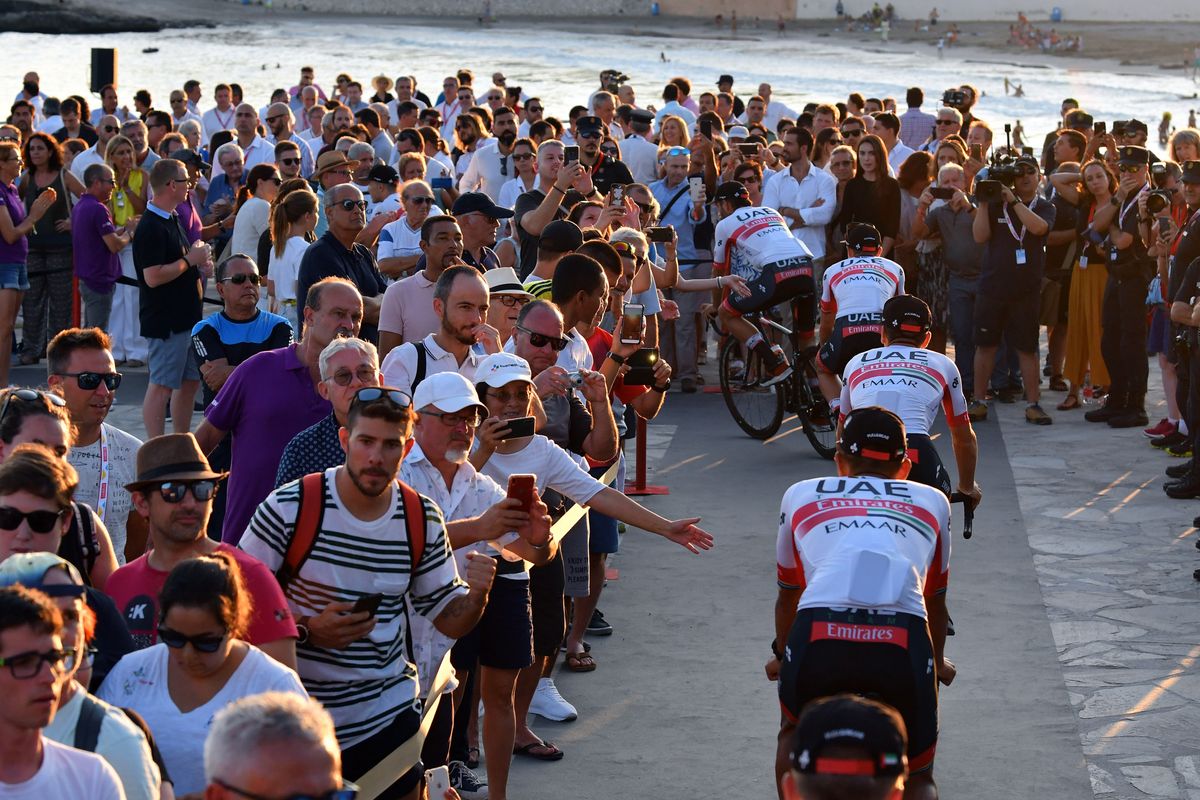 UAE Team Emirates rolls in