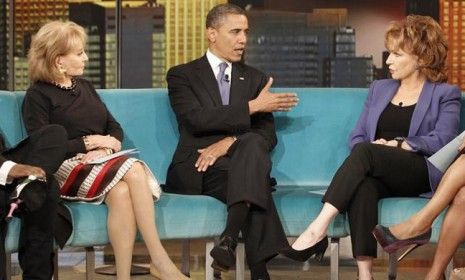 President Obama sits with &amp;quot;The View&amp;quot; ladies, sharing stories of his family life, vices, and pop culture knowledge.