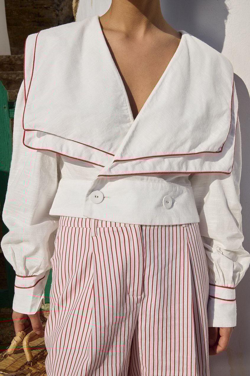 Na-kd, Big Collar Cotton Blouse