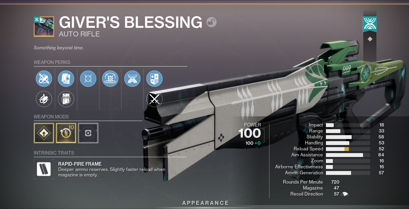 Destiny 2 gear tiers - Tier 1