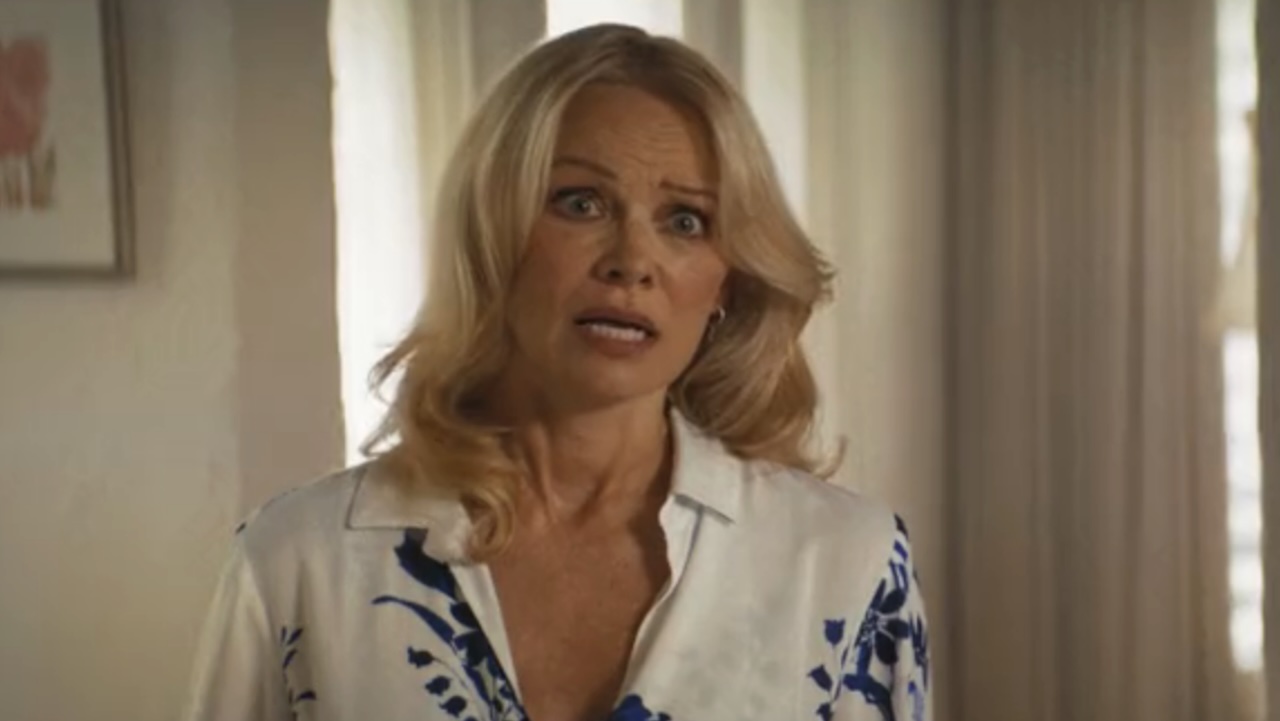 Beth looking shocked in The Naked Gun