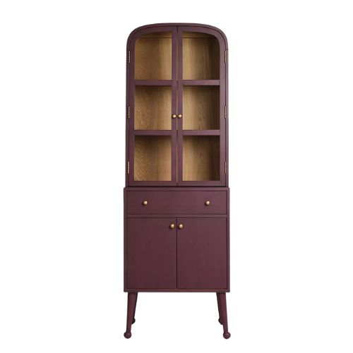 AnthroHome, Moretti Oak Bar Cabinet