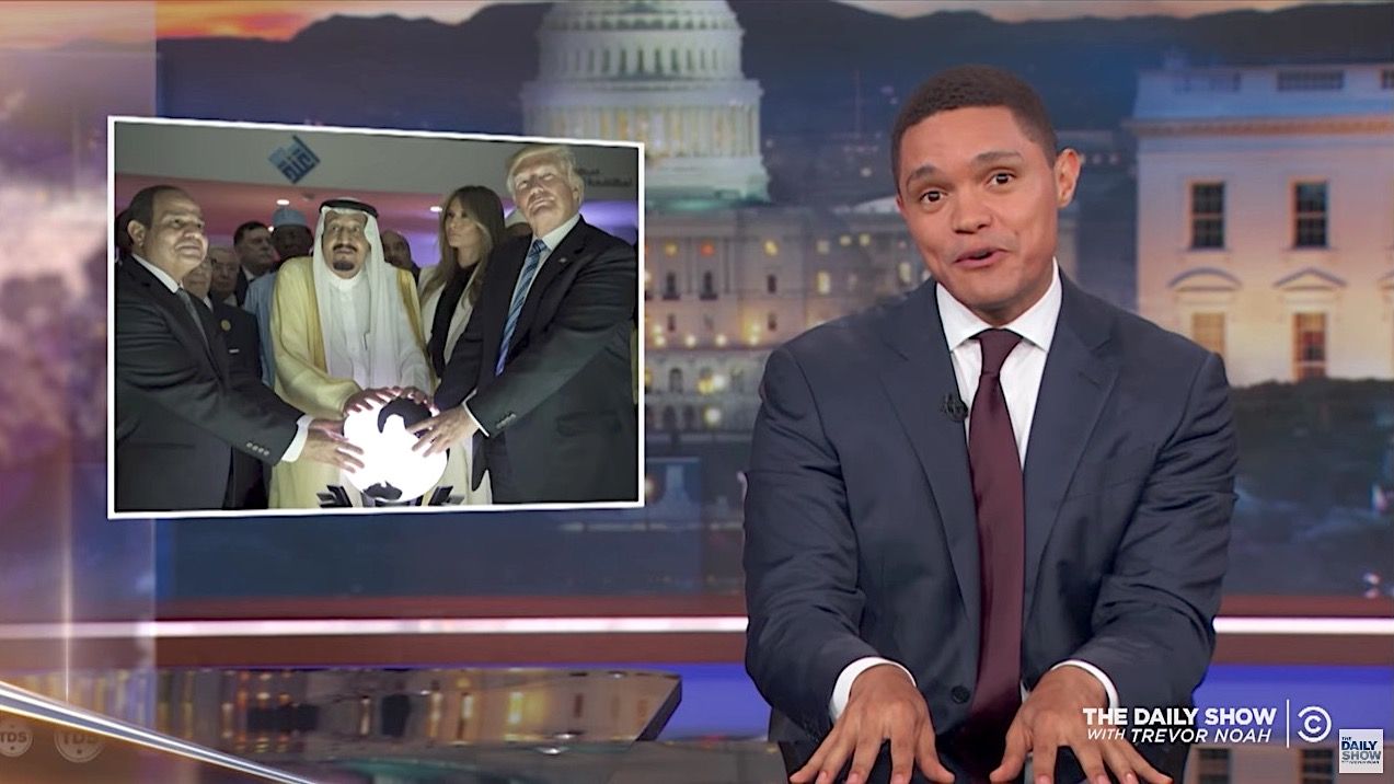 Trevor Noah recaps Trump trip abroad