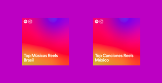 Reels Charts de Spotify e Instagram