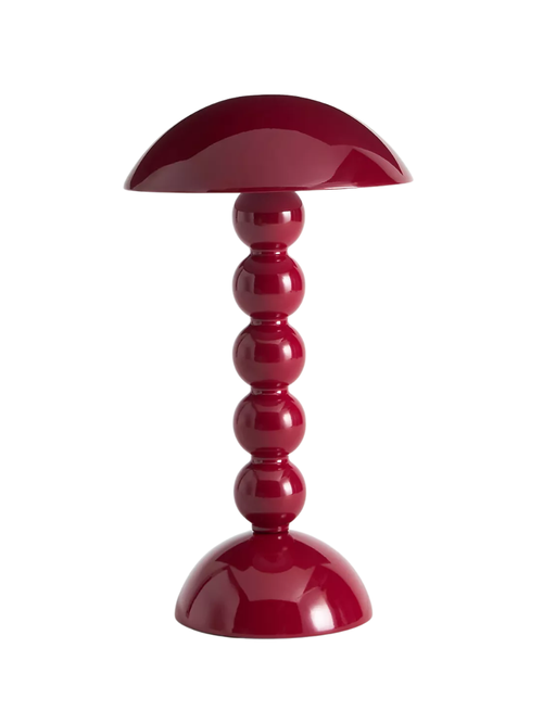 Bobbin Lacquered LED Cordless Rechargeable Table Lamp