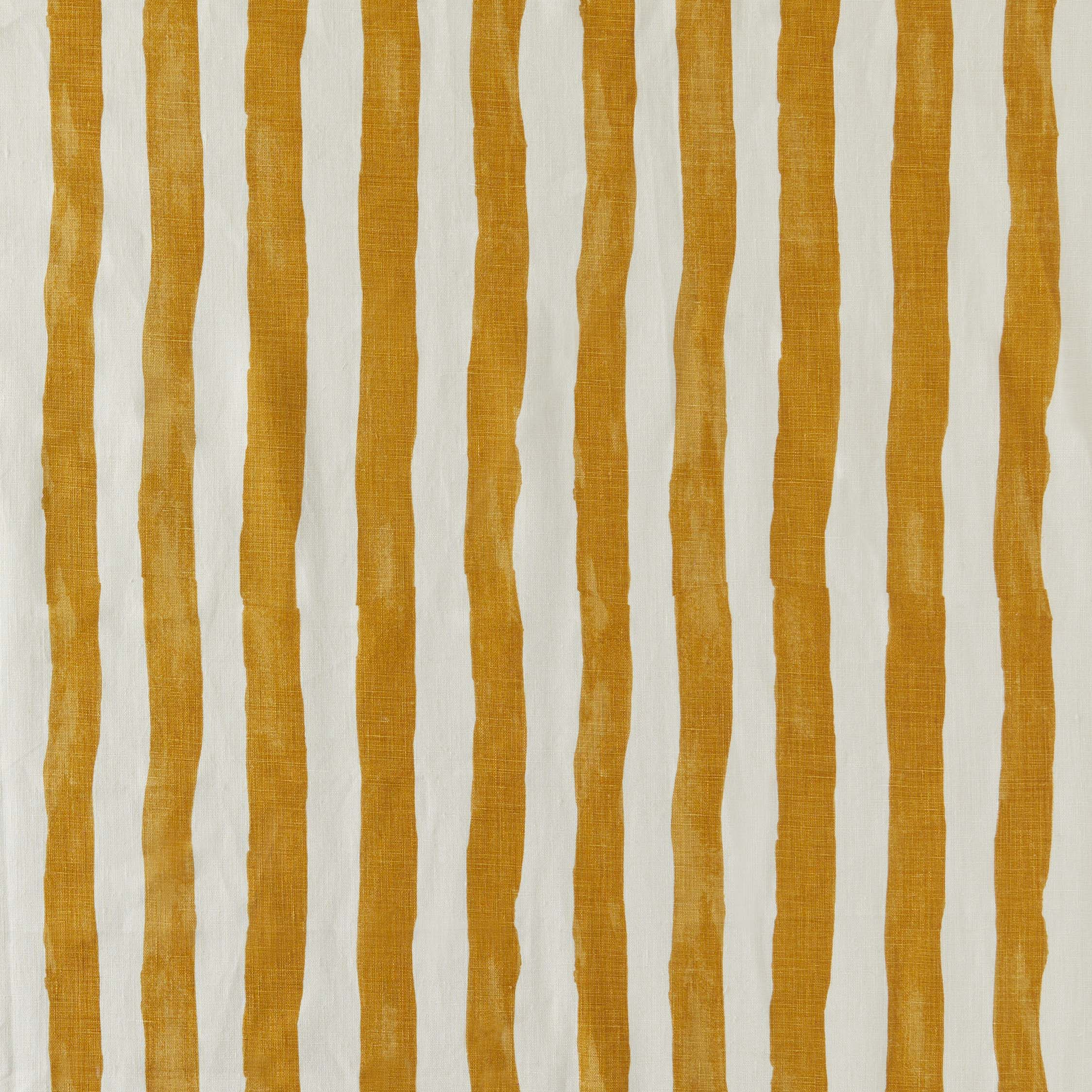 yellow vertical stripe patterned fabric swatch